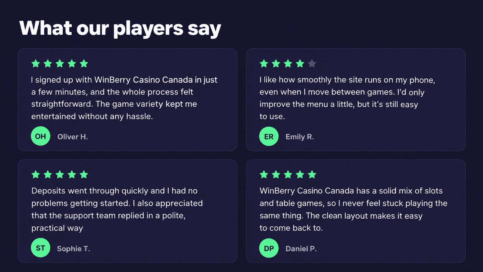 Winberry reviews