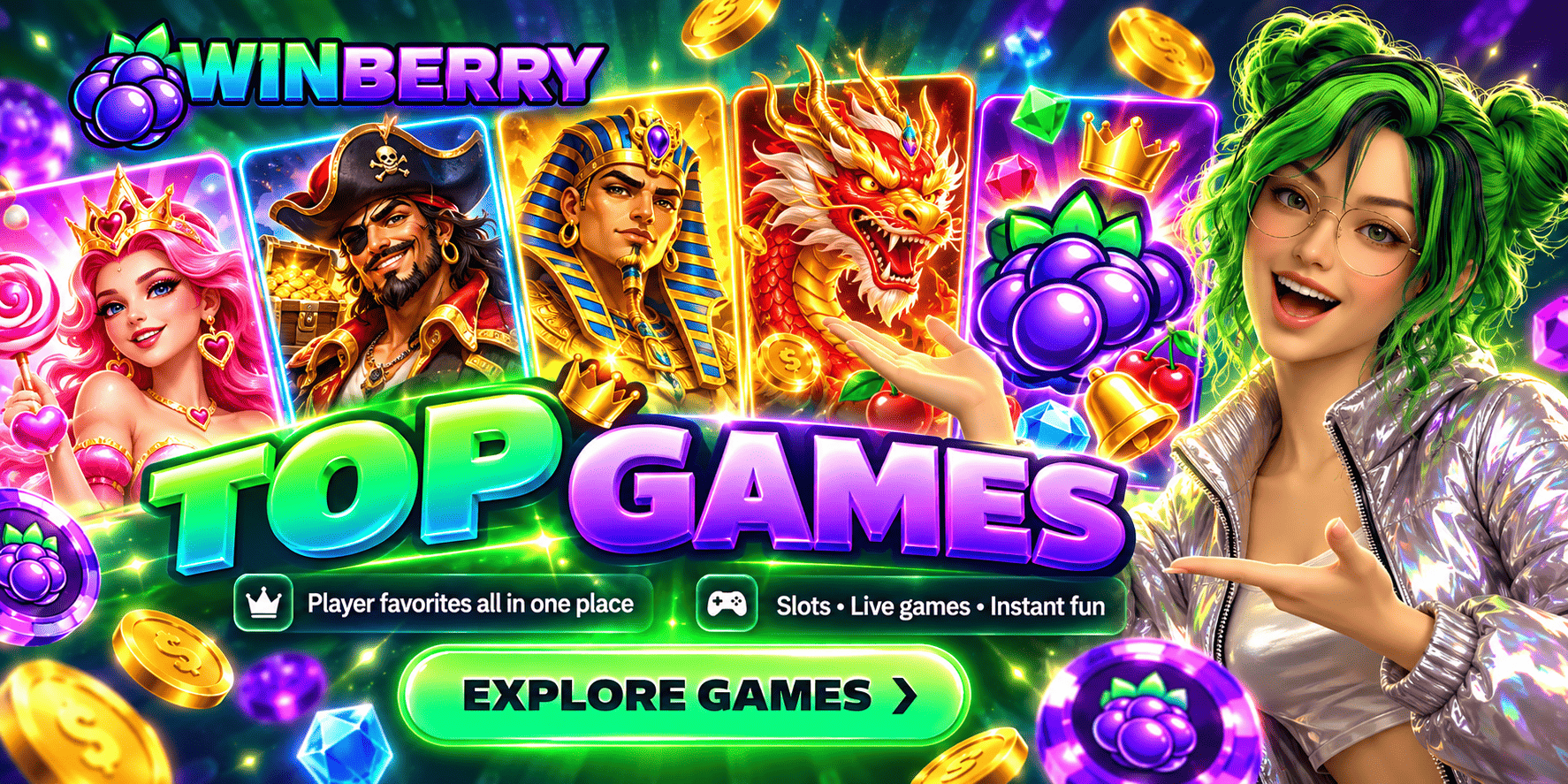 Winberry Casino Canada top games